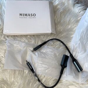 Nimaso USBA/F‎ to type C/M adapter 2 pack